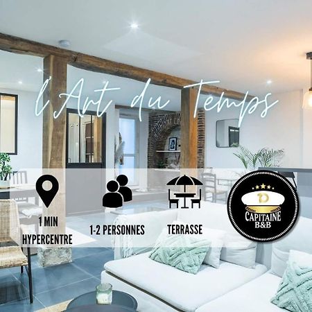 L'Art Du Temps - Terrasse -1 Min Hypercentre Daire Troyes Dış mekan fotoğraf